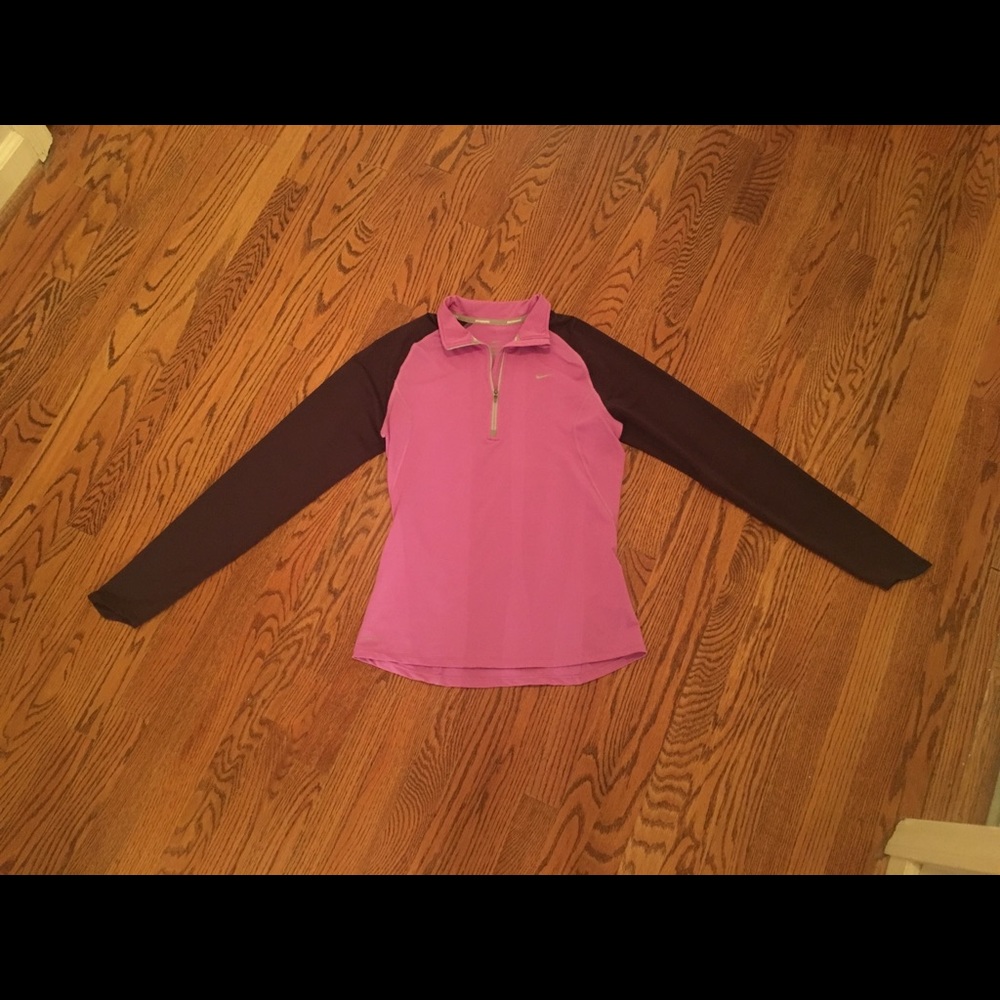 Purple Nike Dri-Fit Pull Over Size Medium